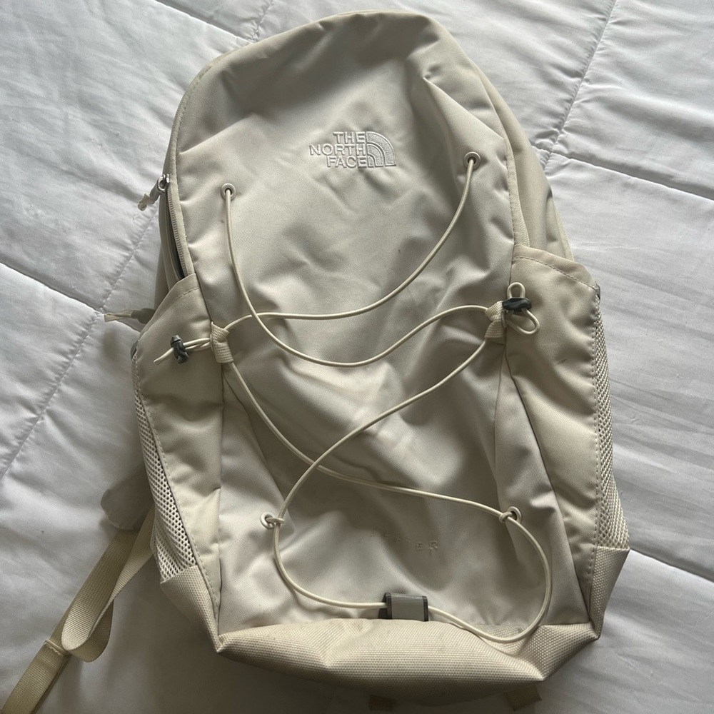 North Face Jester backpack beige opal